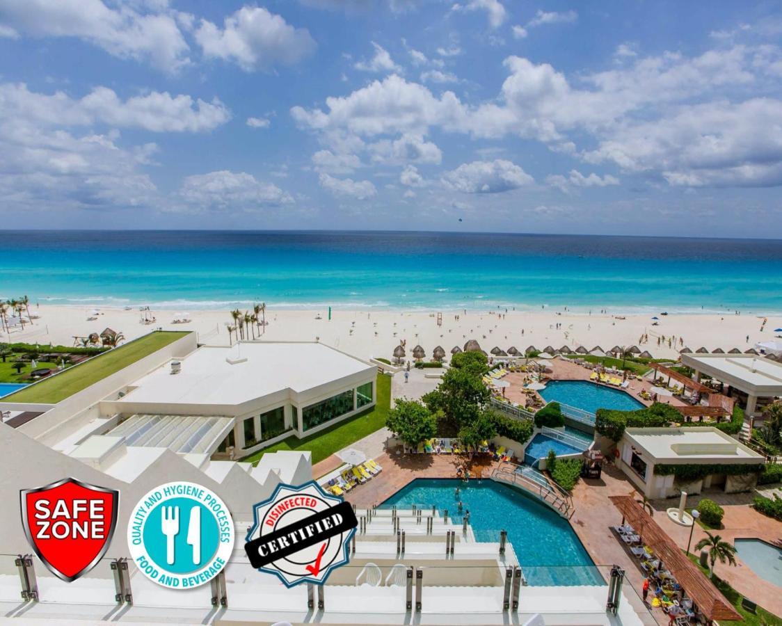 Condo In Ocean Front Resort Cancún Zewnętrze zdjęcie