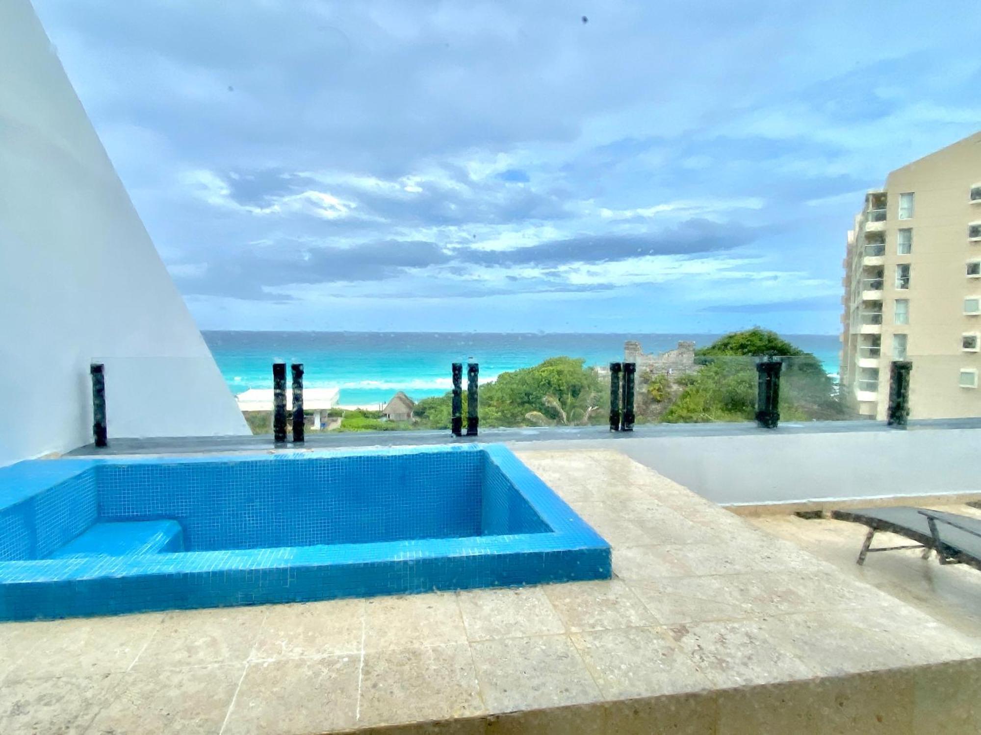 Condo In Ocean Front Resort Cancún Pokój zdjęcie