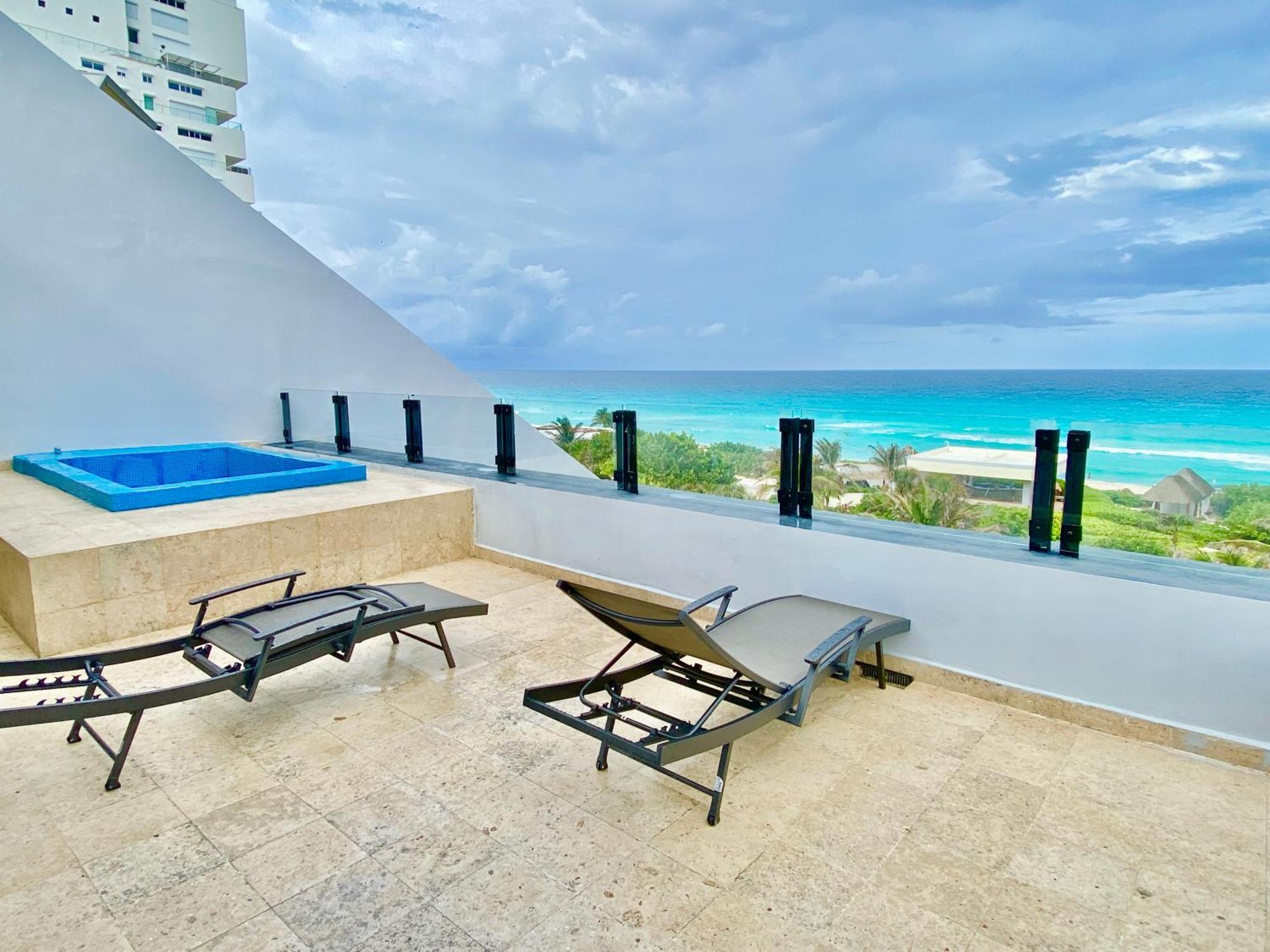 Condo In Ocean Front Resort Cancún Pokój zdjęcie