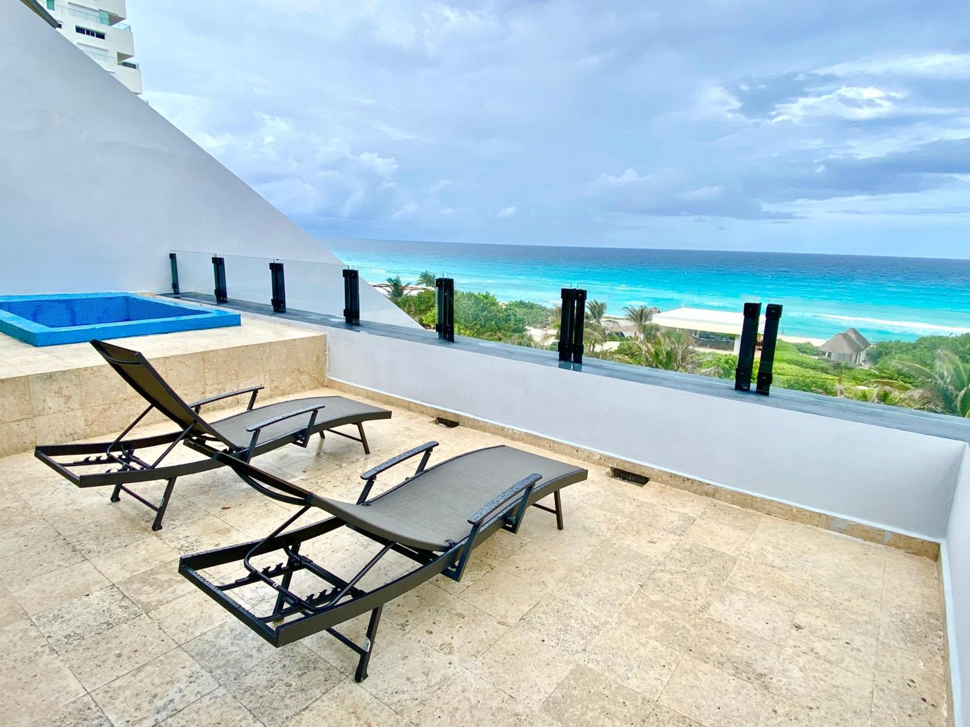 Condo In Ocean Front Resort Cancún Pokój zdjęcie